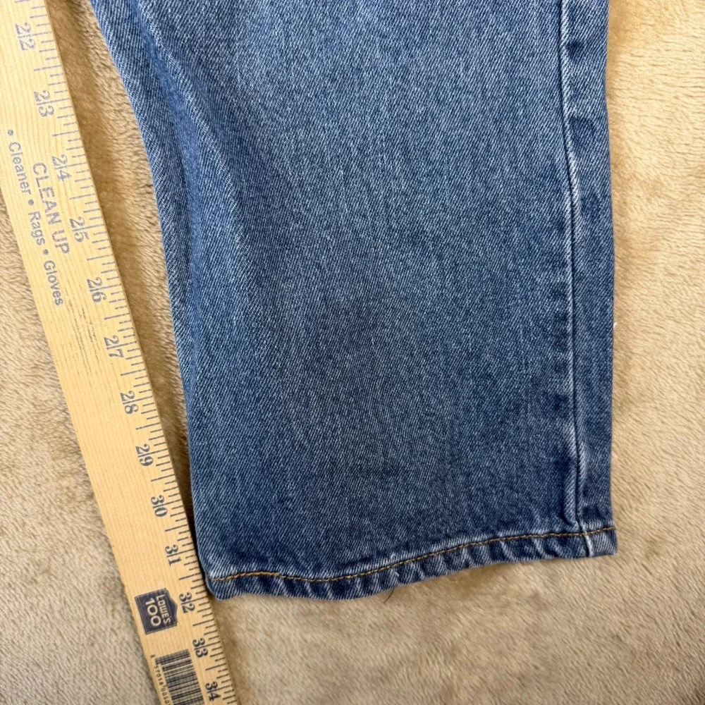 VTG Levis 505 Regular Fit Mens Jeans 34x32 Medium Wash Blue Straight Leg Denim